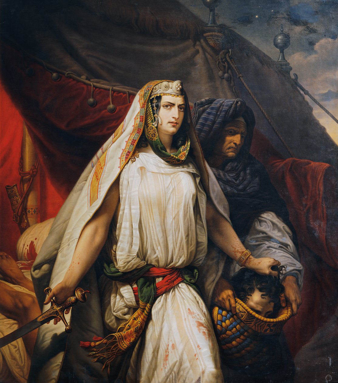 Judith s hlavou Holoferna od Johann Peter Krafft