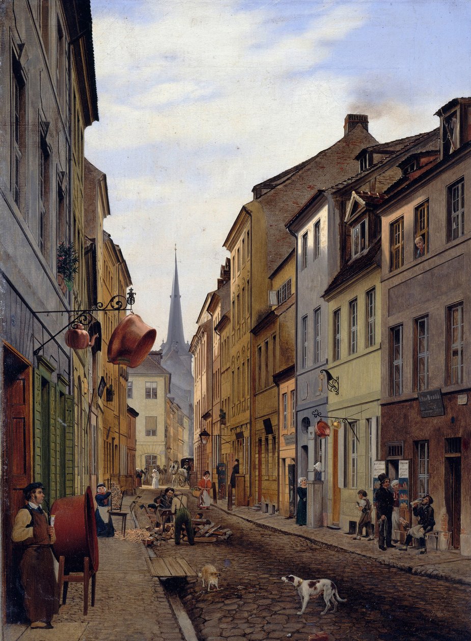 Parochialstraße, 1831 od Johann Philipp Eduard Gaertner