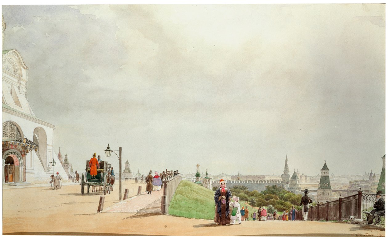 V moskevském Kremlu, 1839. od Johann Philipp Eduard Gartner