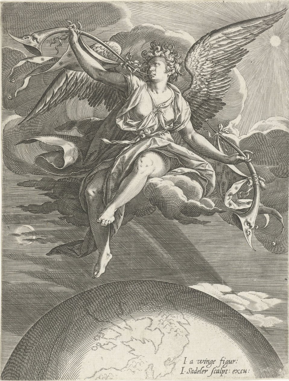 Alegorie slávy od Johann Sadeler (I)