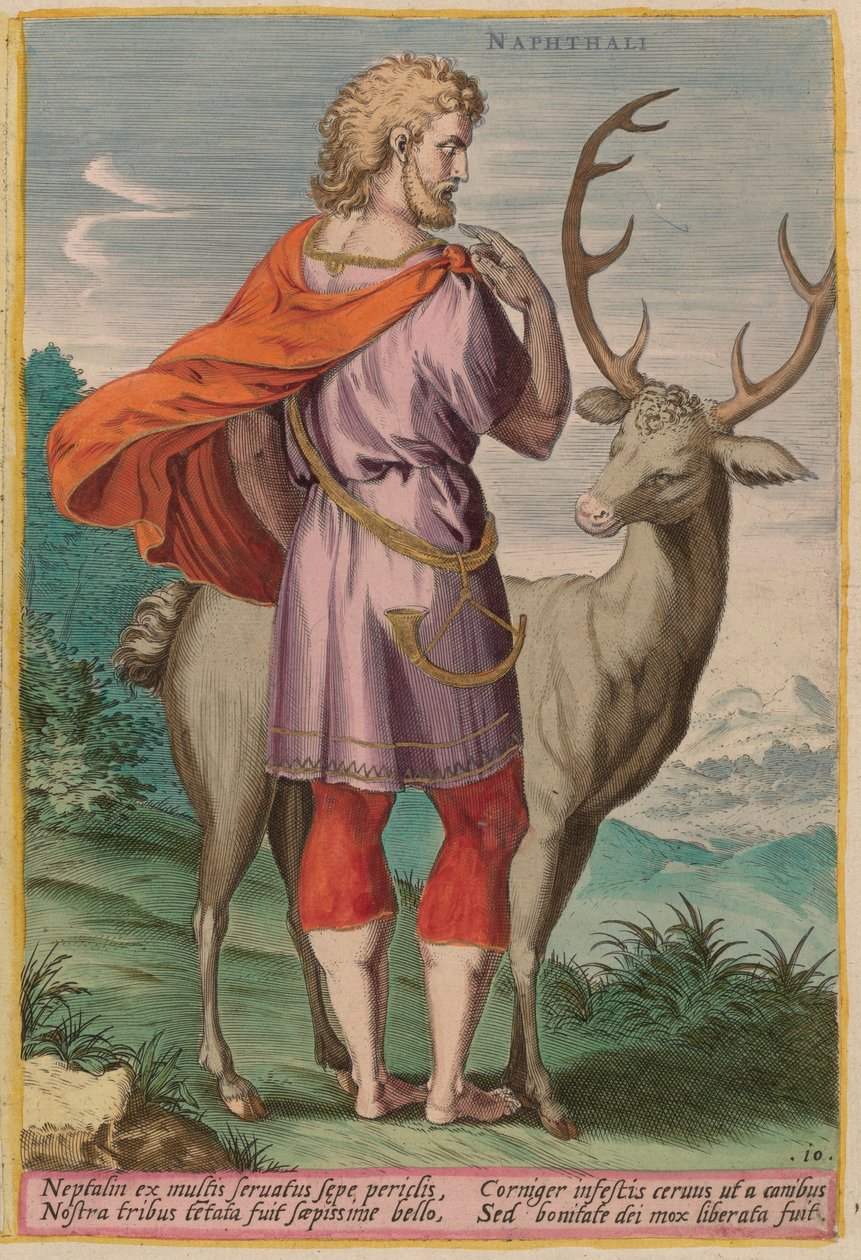 Napthali, c. 1585. od Johann Sadeler I