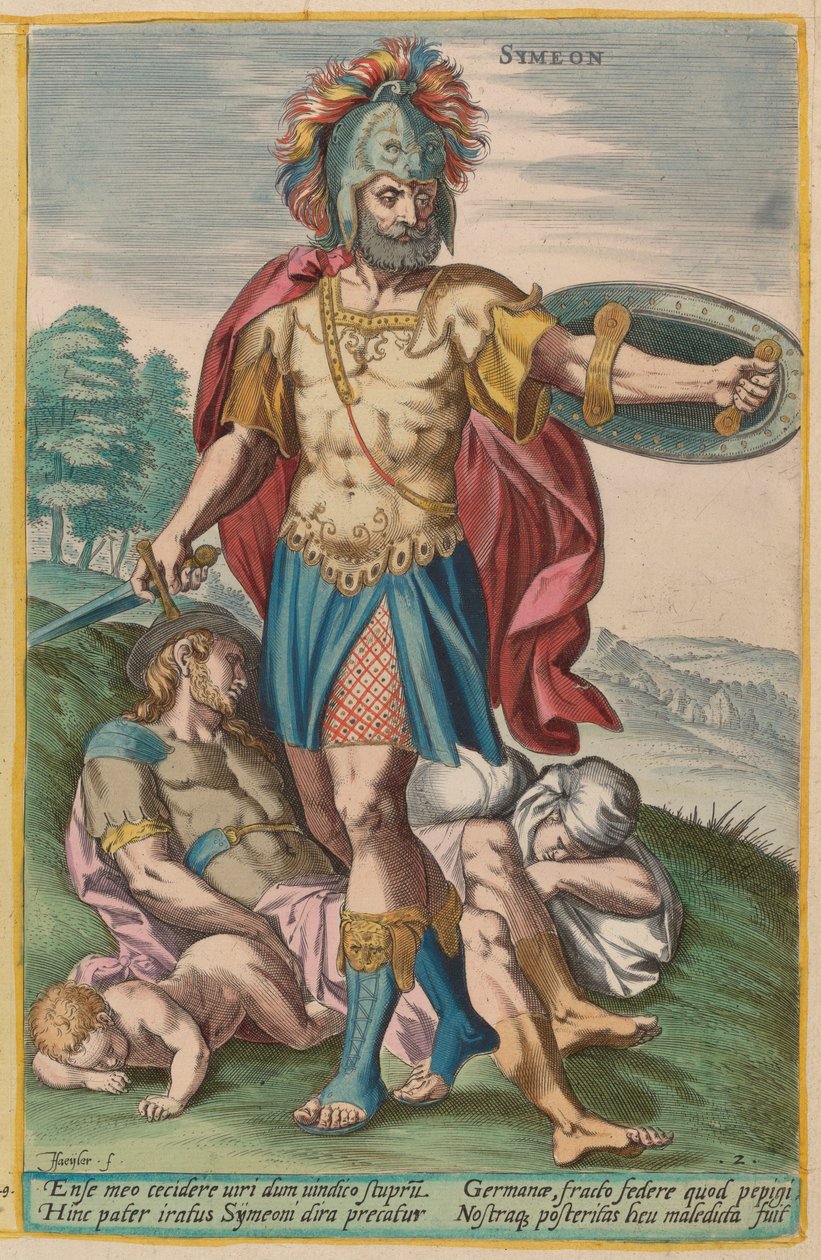 Simeon, c. 1585. od Johann Sadeler I