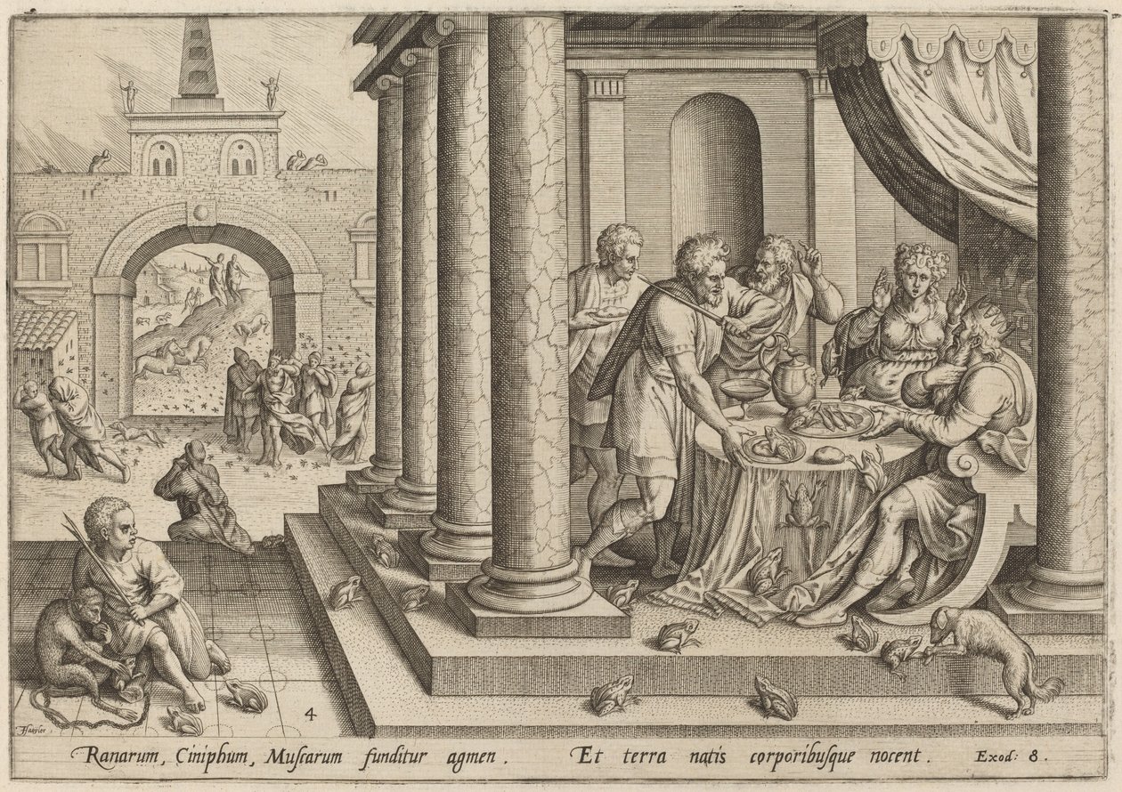 Mor žab, 1585. od Johann Sadeler I