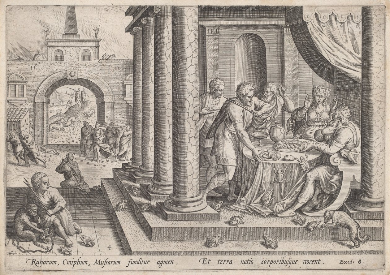 Mor žab, c.1585. od Johann Sadeler I