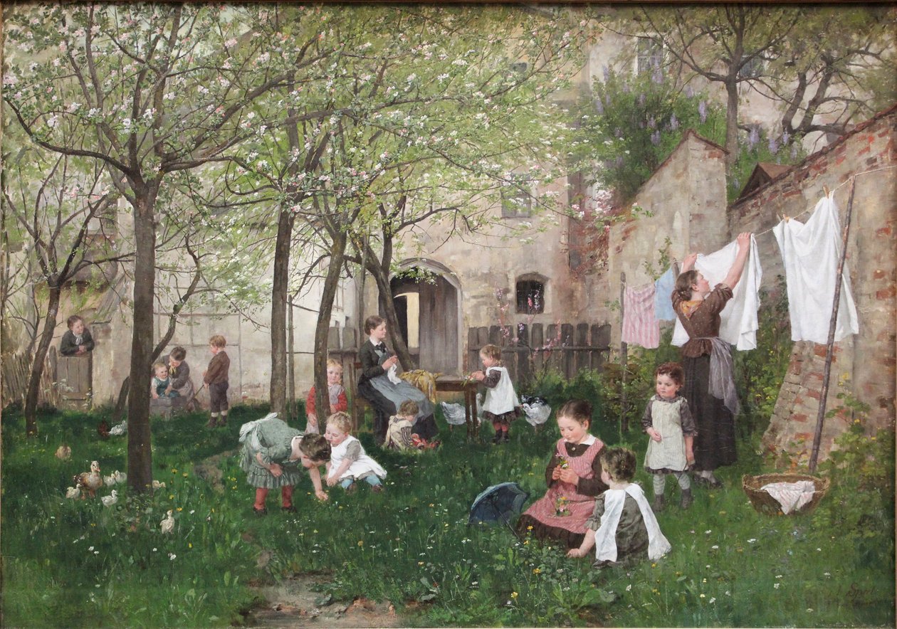 Německy: Kindergarten Mateřská škola od Johann Sperl