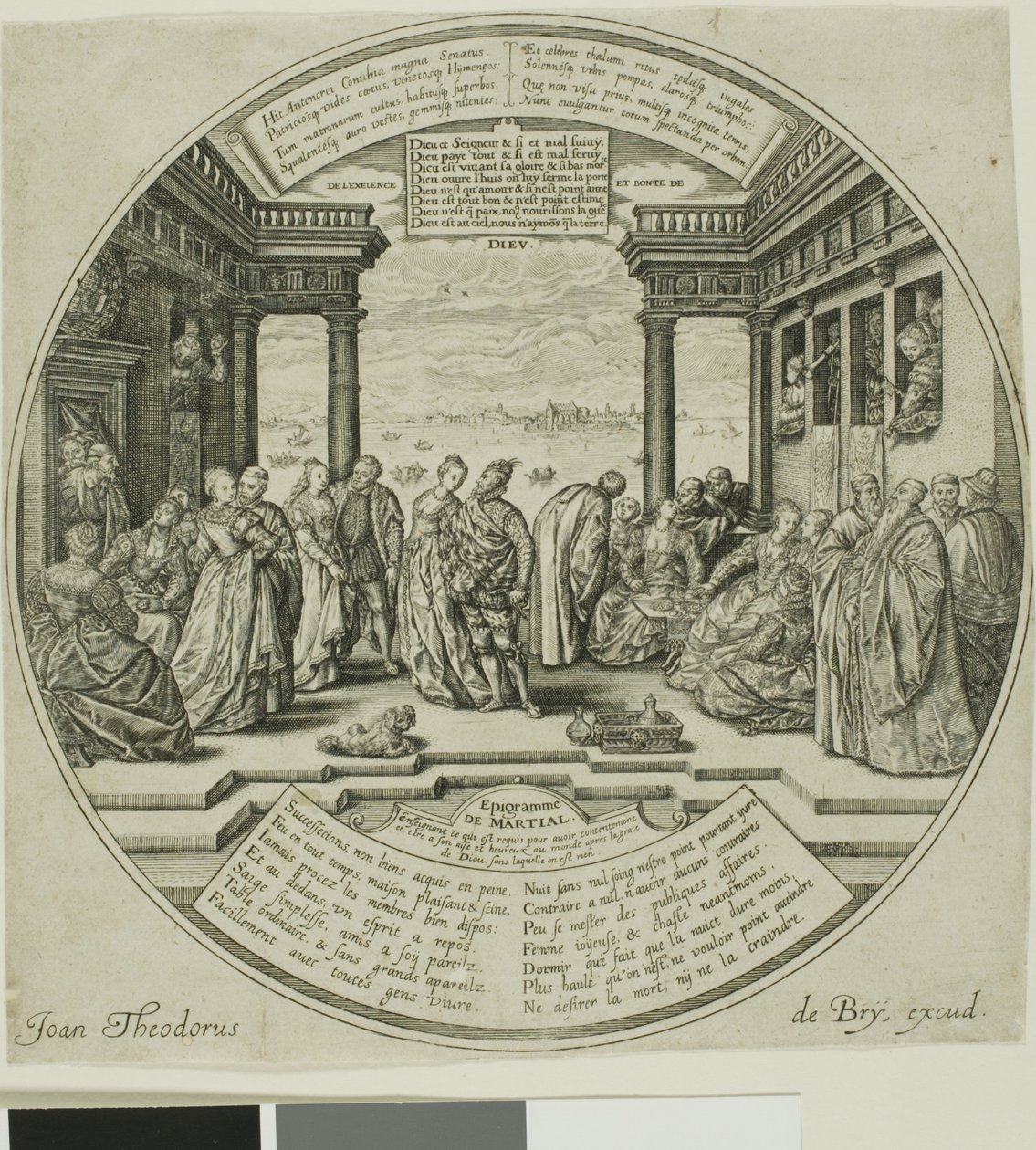Benátská svatba od Johann Theodor de Bry