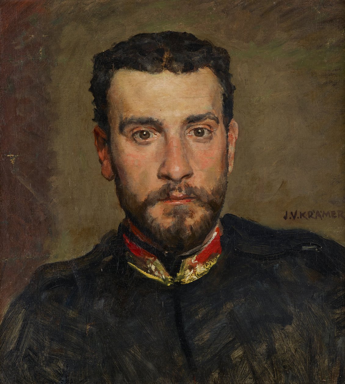 autoportrét od Johann Victor Krämer