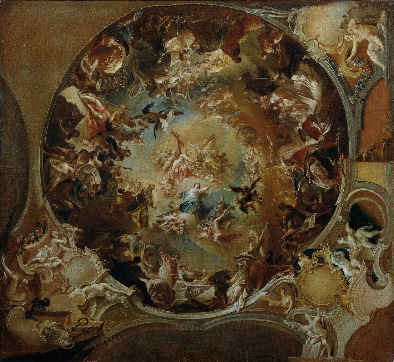 Nanebevzetí Marie od Johann Wolfgang Baumgartner