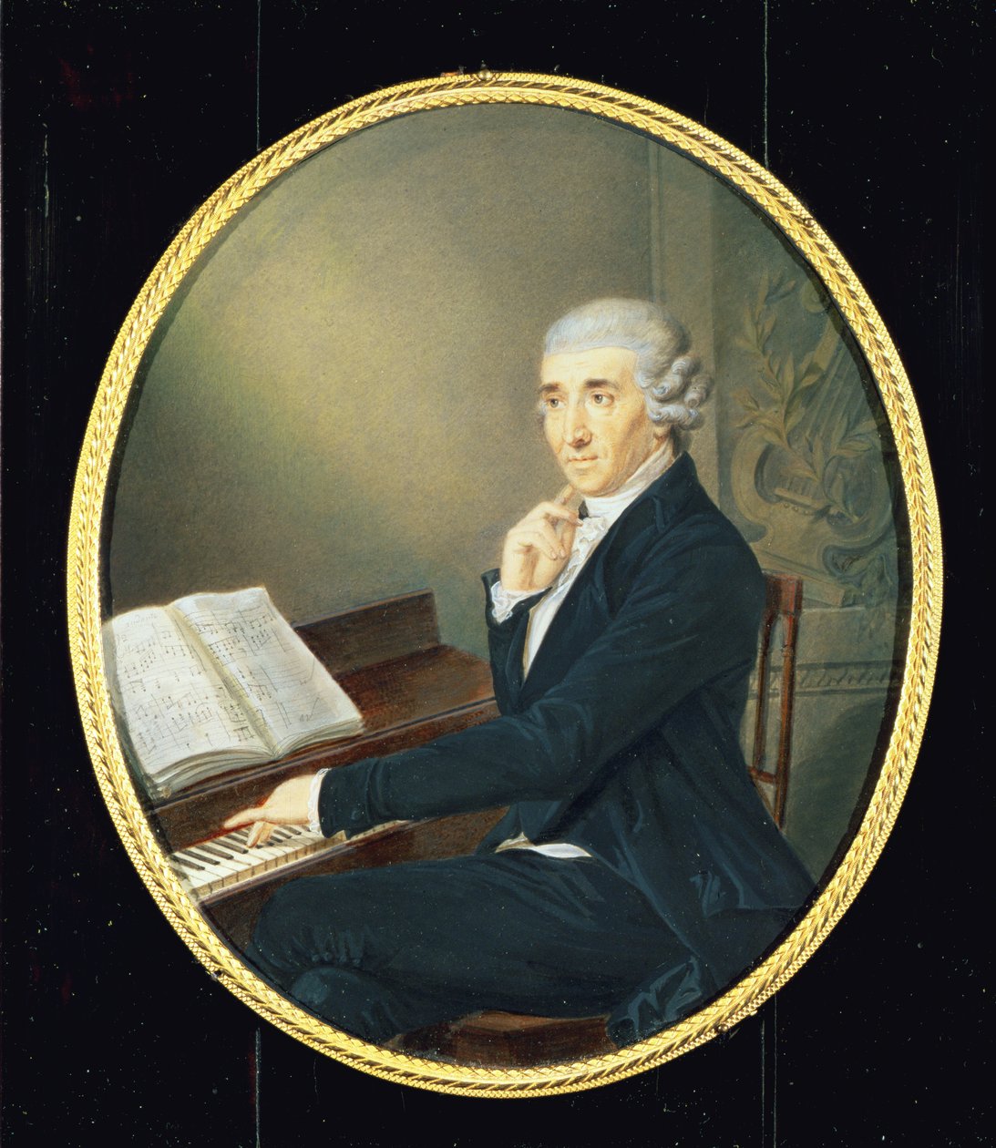 Joseph Haydn kolem roku 1795 od Johann Zitterer