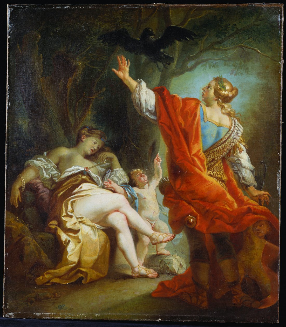 Apollo Slaying Coronis, 1759 od Johan Joseph Zoffany