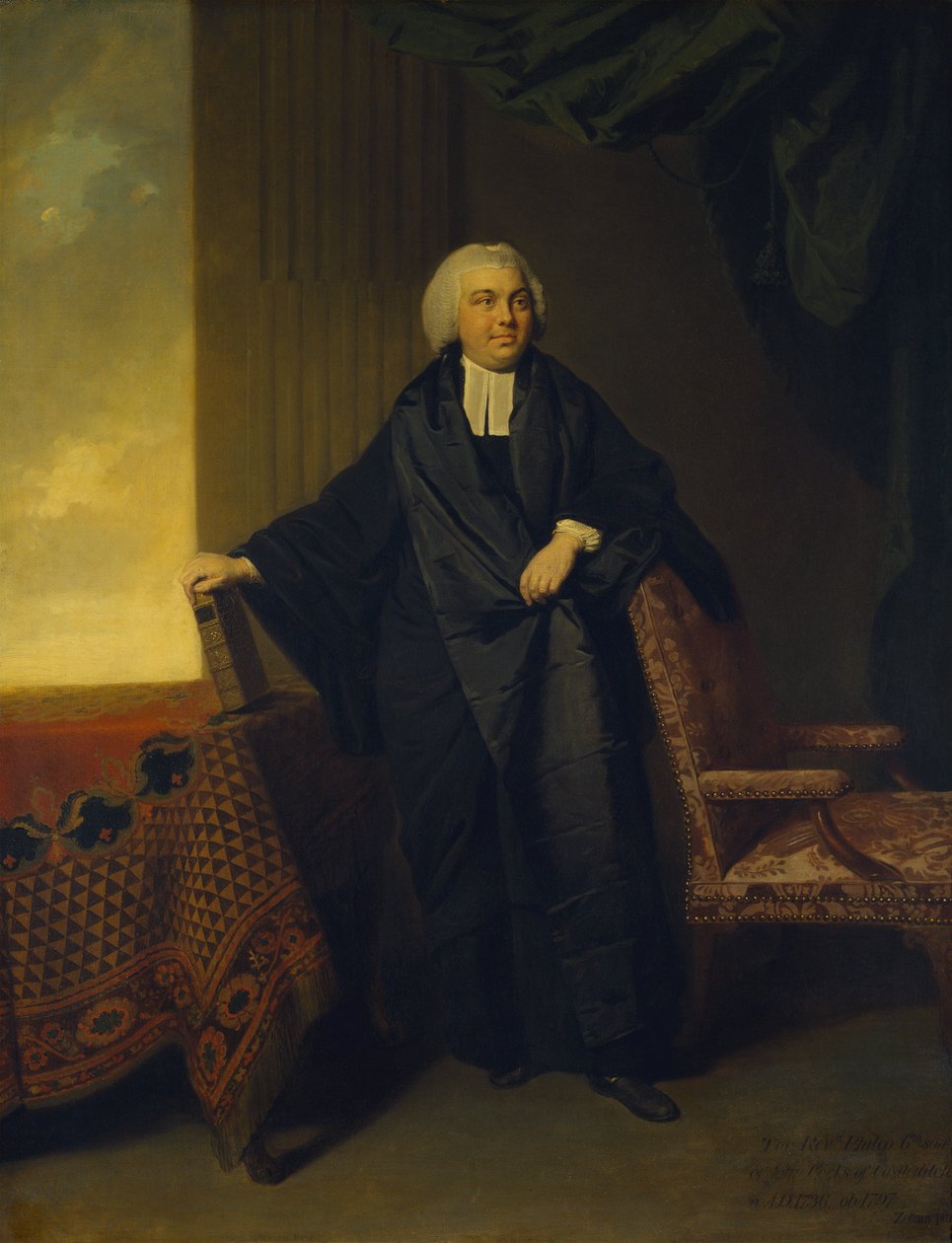 Portrét reverenda Philipa Cockse od Johann Zoffany