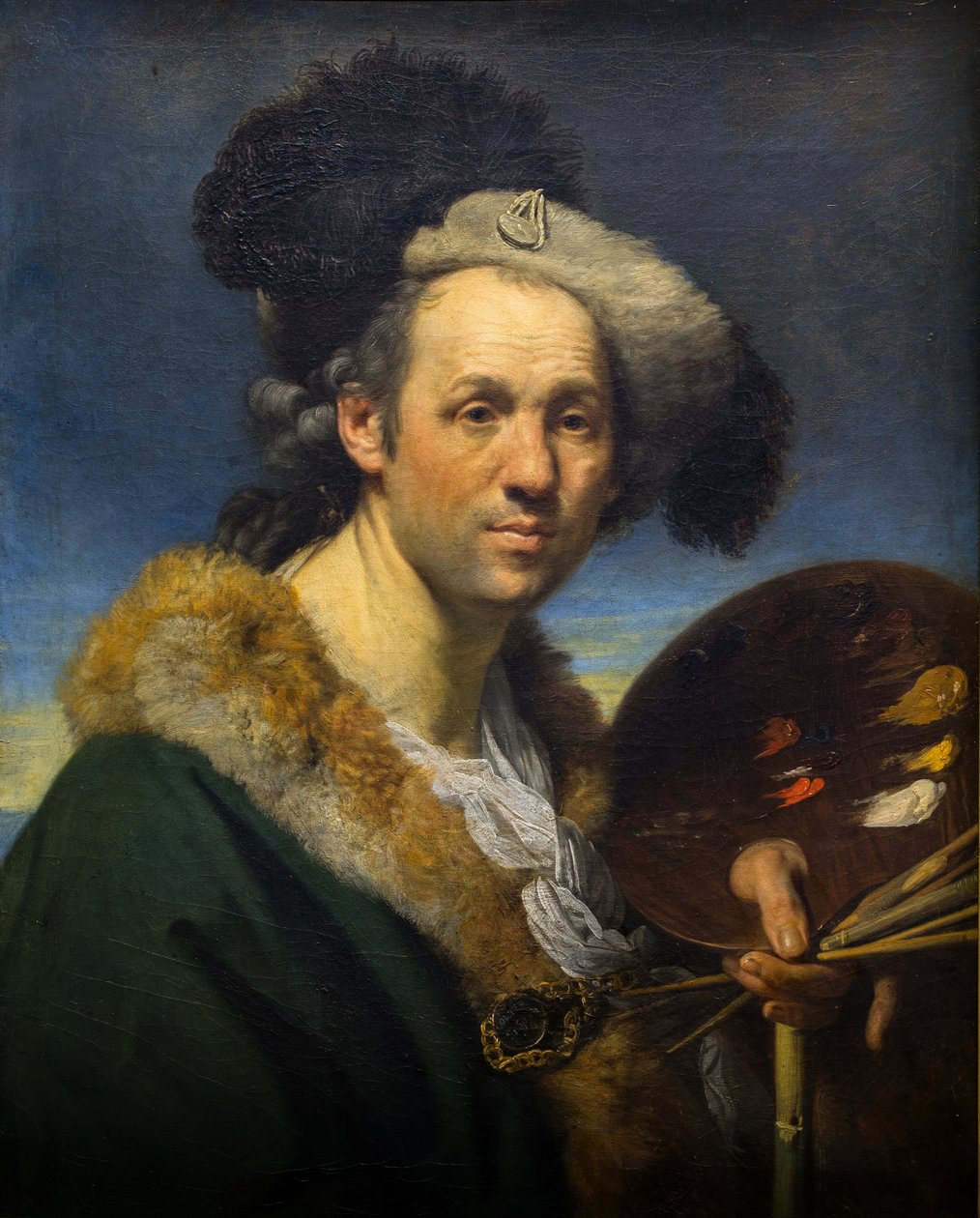 Autoportrét s paletou od Johann Zoffany
