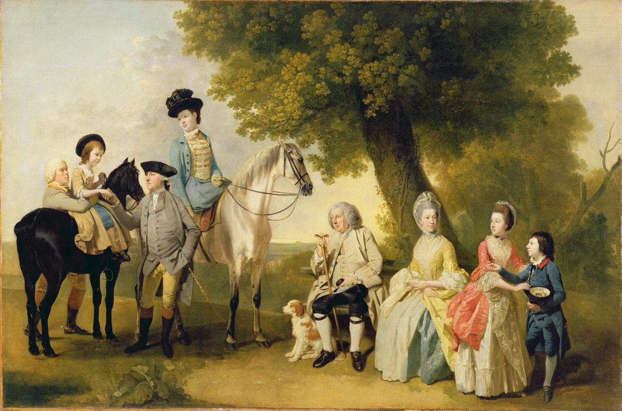The Drummond Family, kolem roku 1769 (olej na plátně) od Johann Zoffany