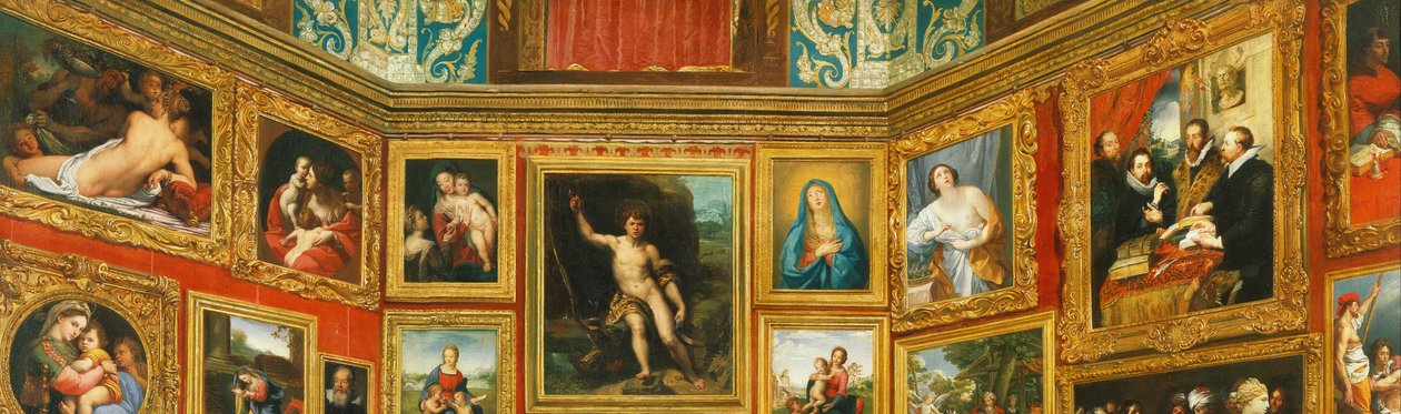 Tribuna Uffizi"
" od Johann Zoffany