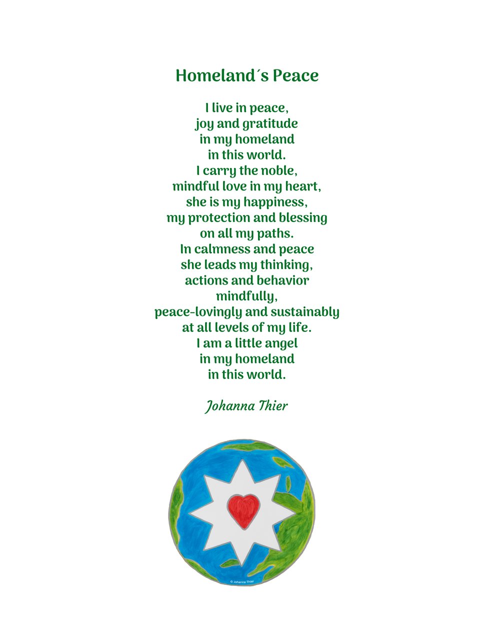 Homeland´s Peace od Johanna Thier