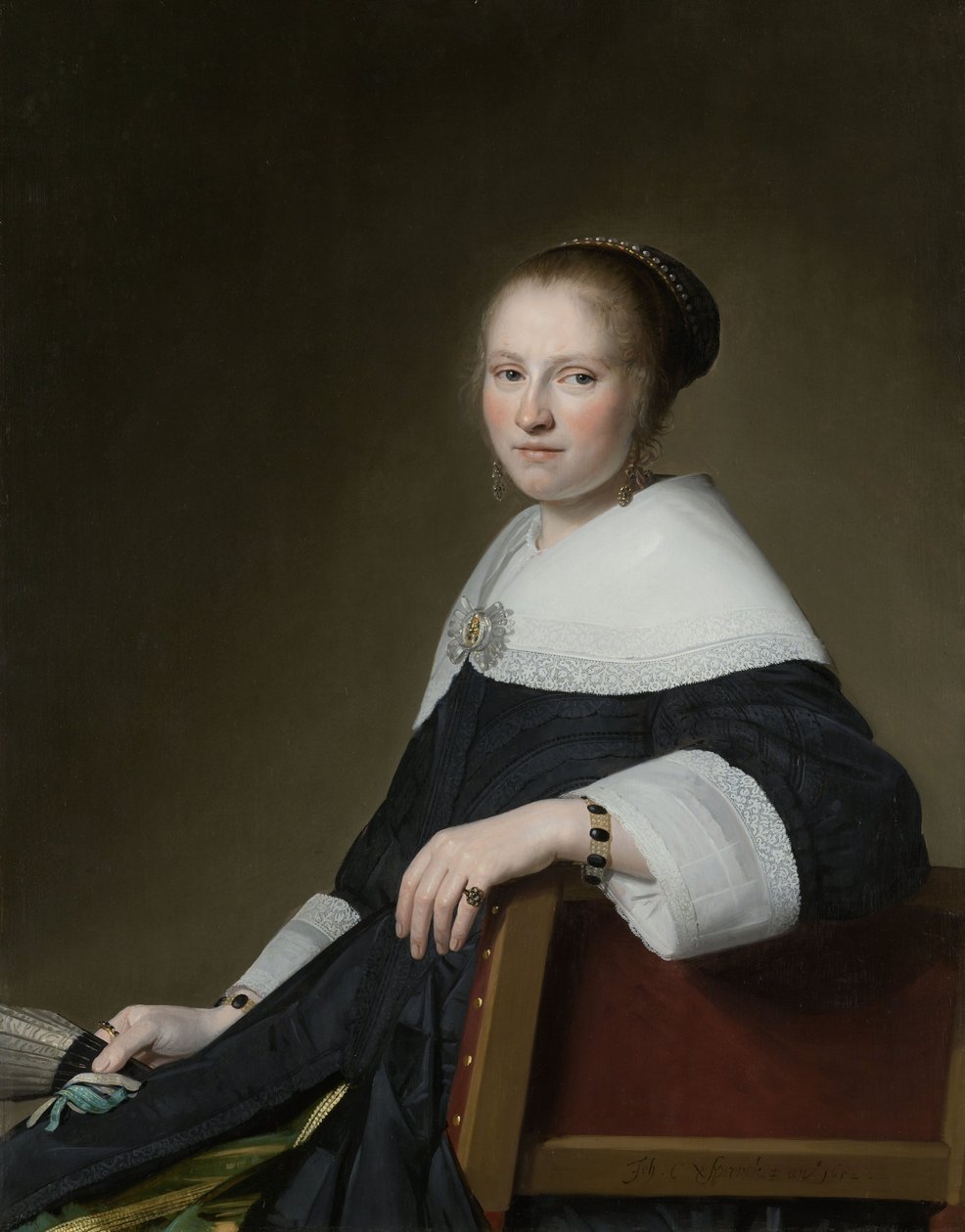 Portrét Marie Strijp od Johannes Cornelisz. Verspronck