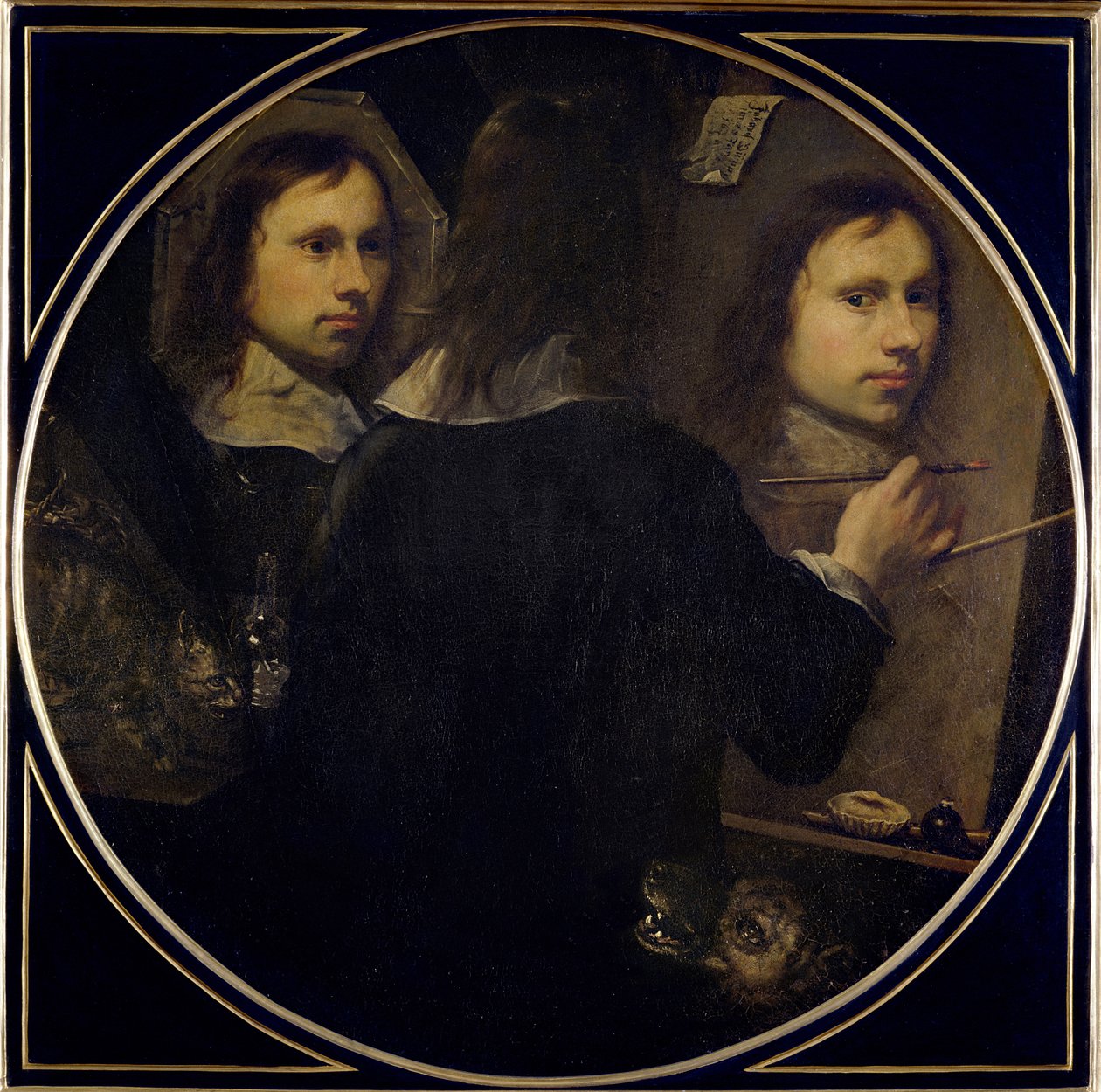 Autoportrét, 1646 od Johannes Gumpp
