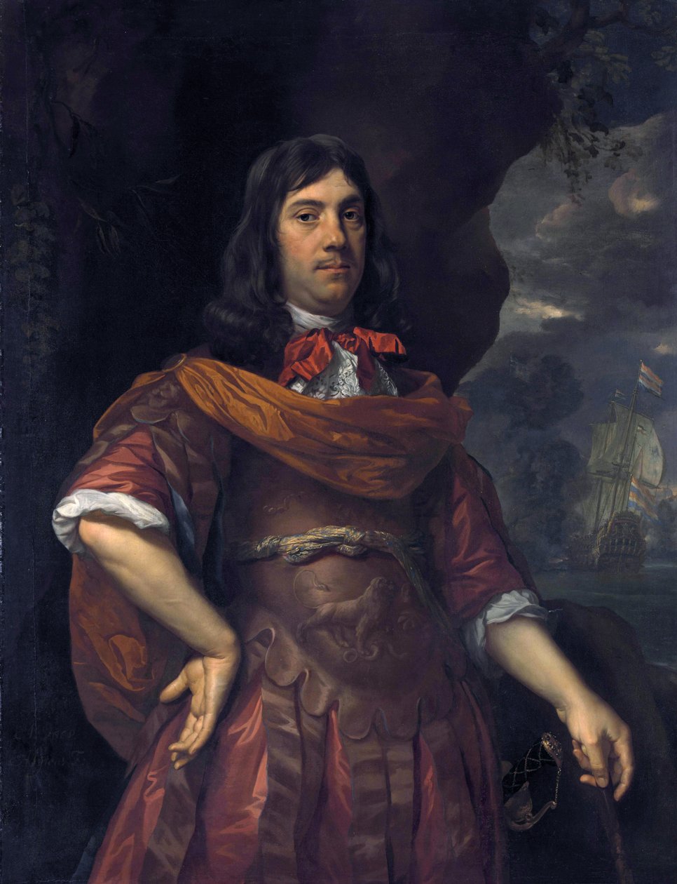 Portrét Cornelise Trompa (1629-1691) od Johannes Mytens