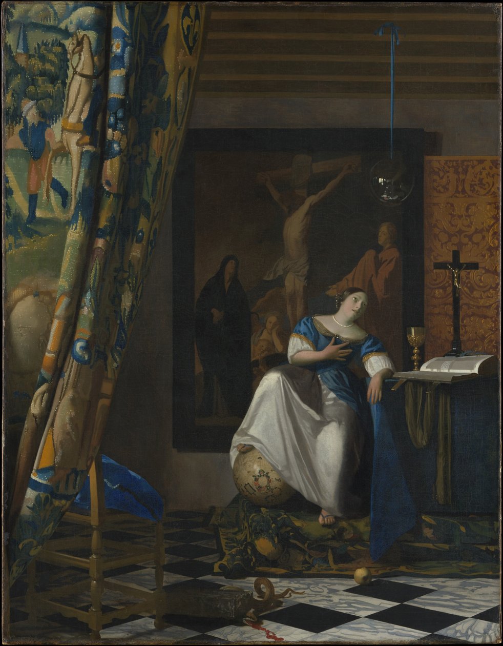 Alegorie katolické víry od Jan Vermeer van Delft