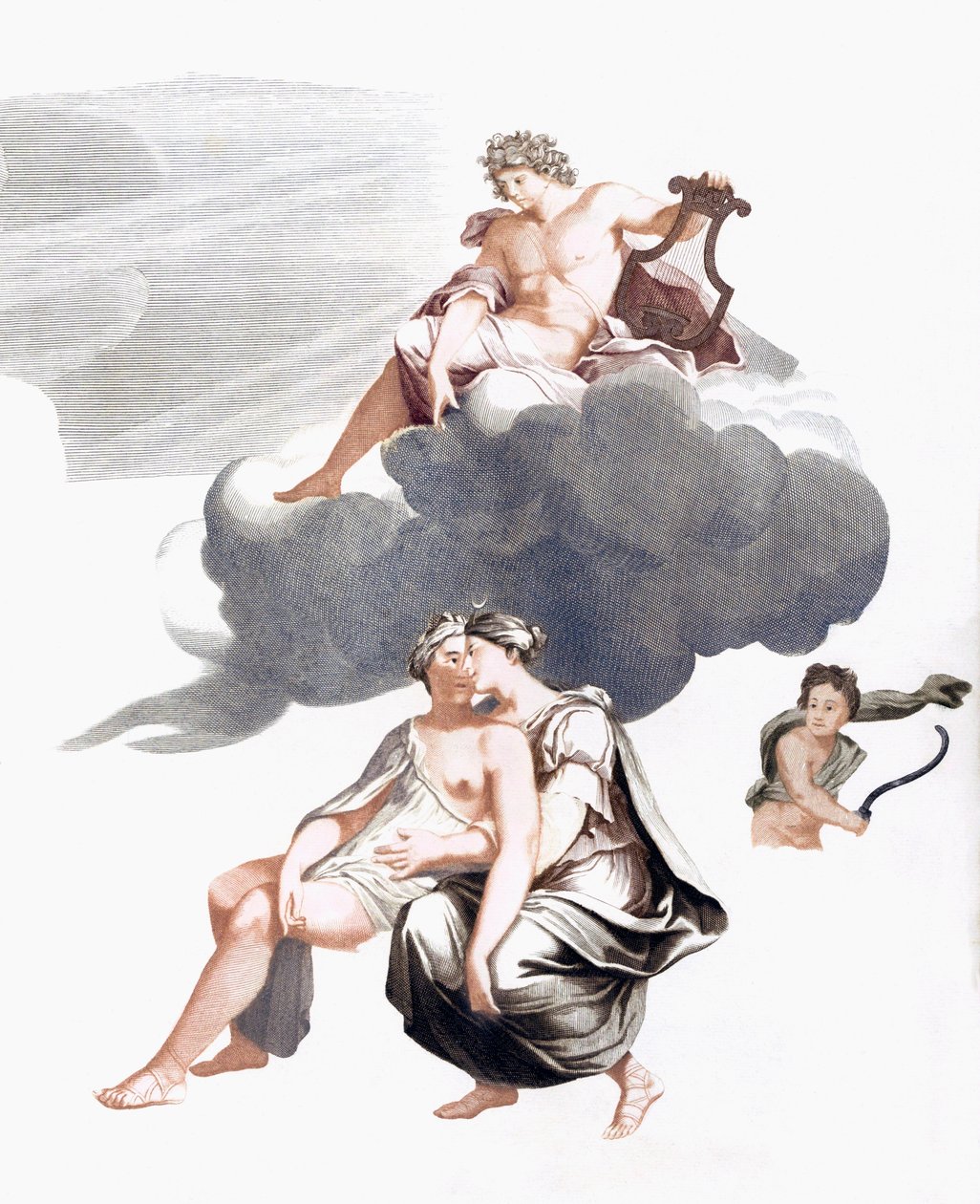 Jupiter a Callisto (tisk) od Johannes (after) Teyler