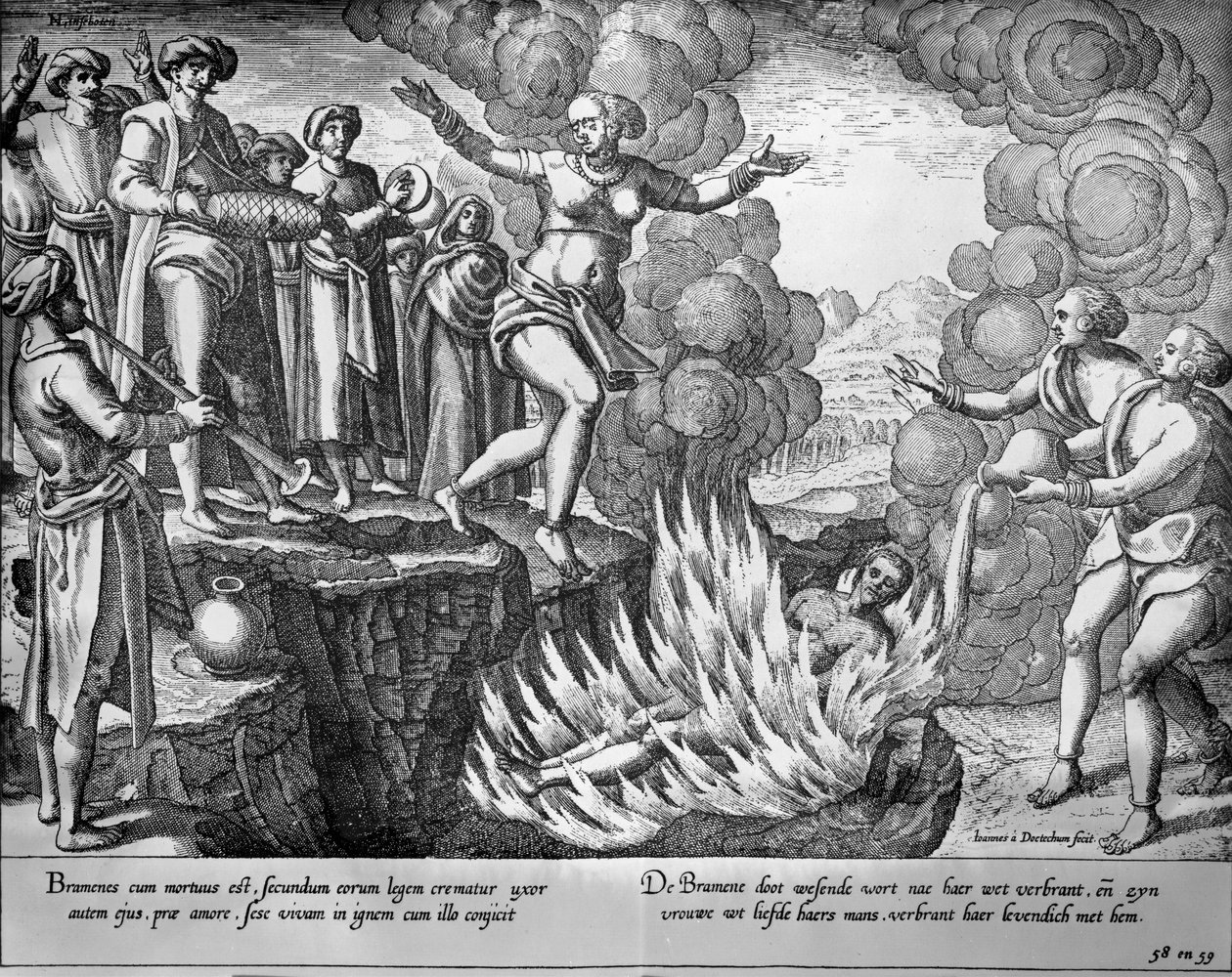 Sati od Johannes Baptista van the Younger Doetechum