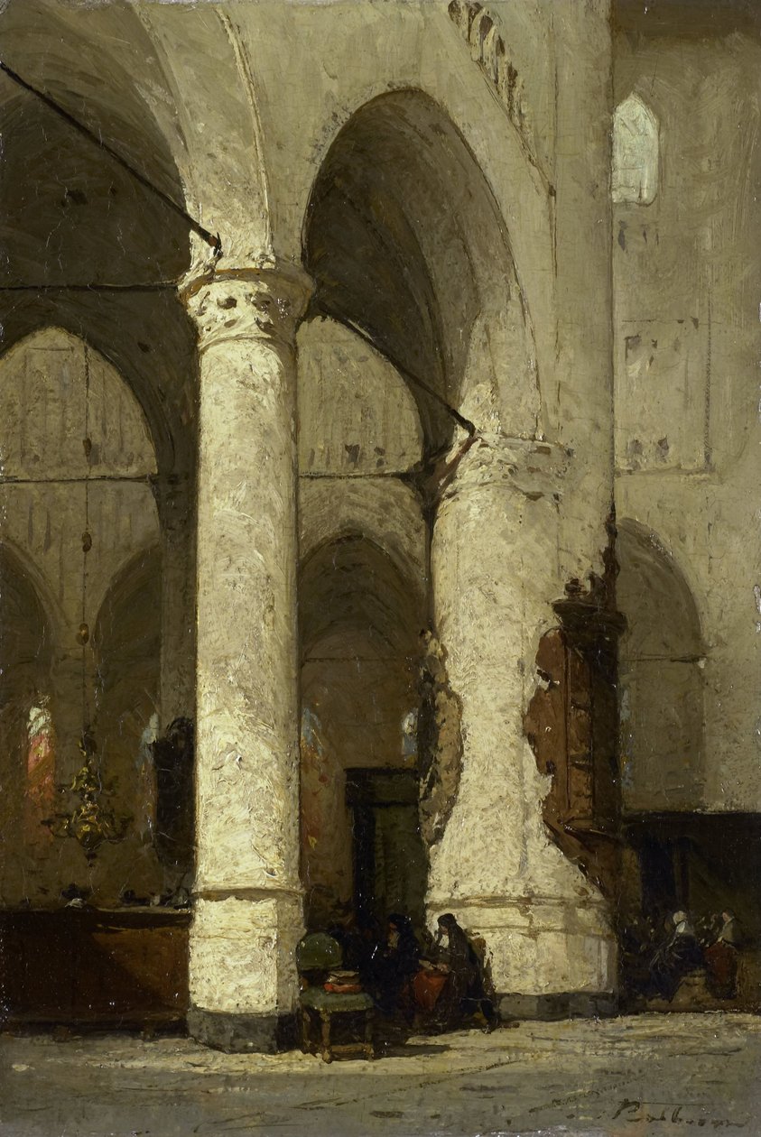 Interiér kostela 