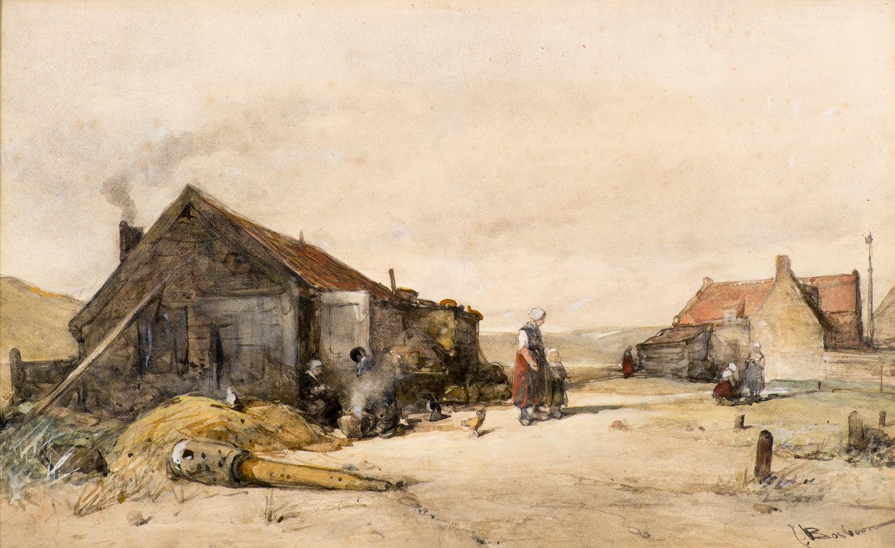 Staré domy od Johannes Bosboom