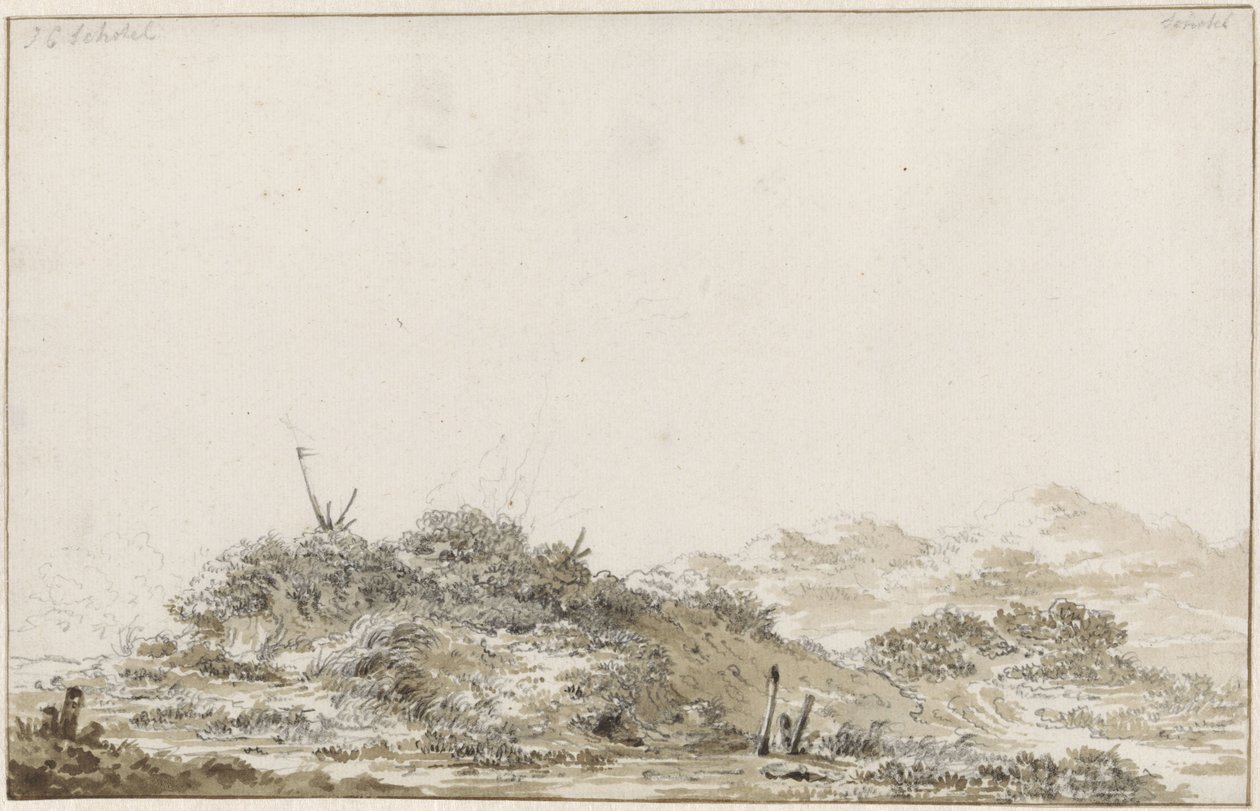 dunová krajina od Johannes Christiaan Schotel