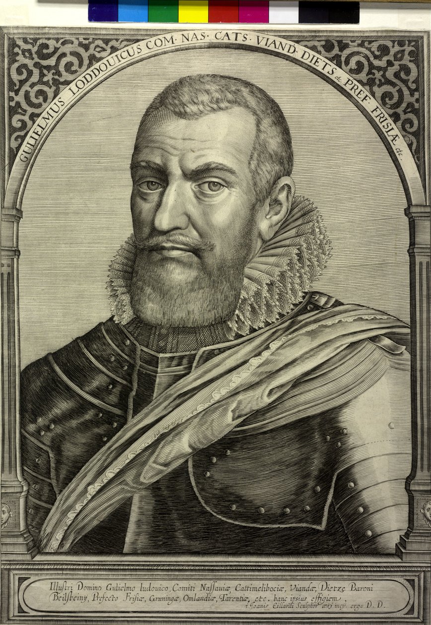 Hrabě Nassau-Dillenburg Vilém Ludvík od Johannes Eillarts