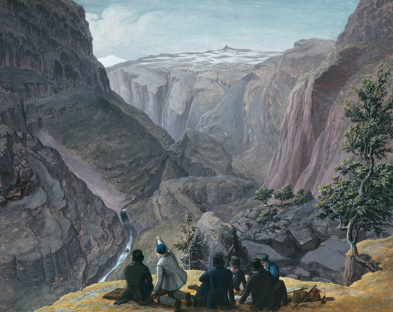 Bjønnestigvarden, Aurland od Johannes Flintoe