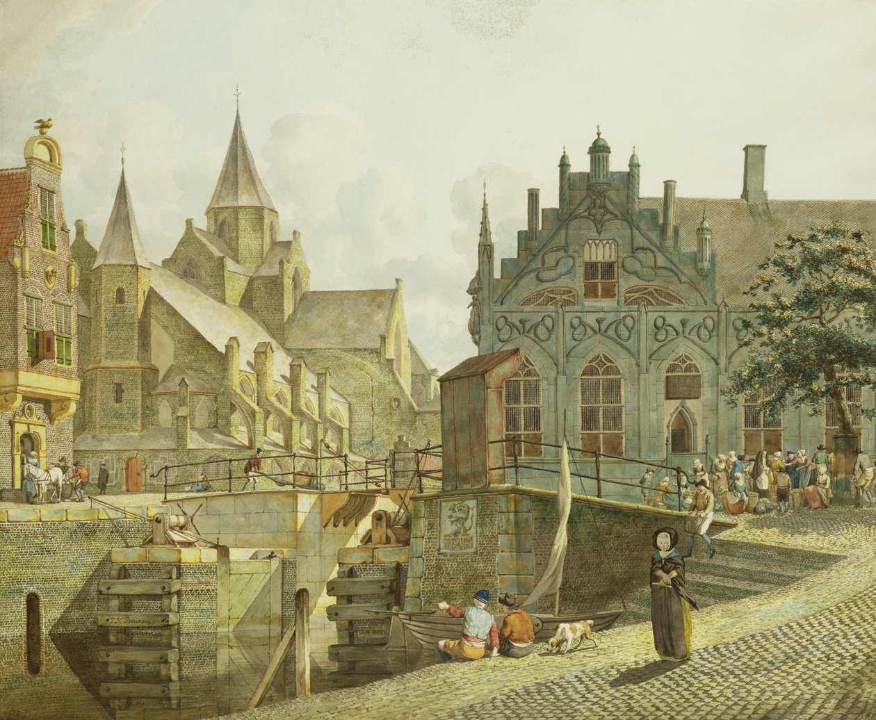 Canal Lock, 1797 od Johannes Huibert Prins