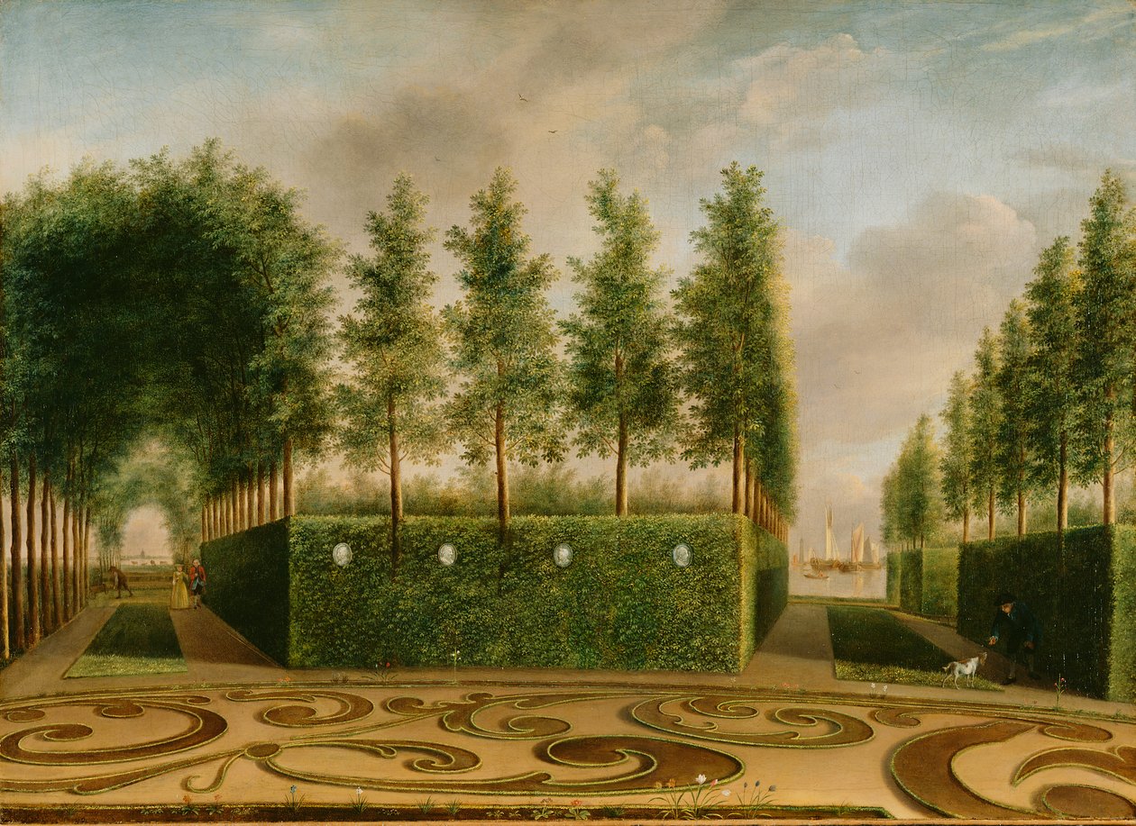 Formální zahrada, 1766 od Johannes Janson