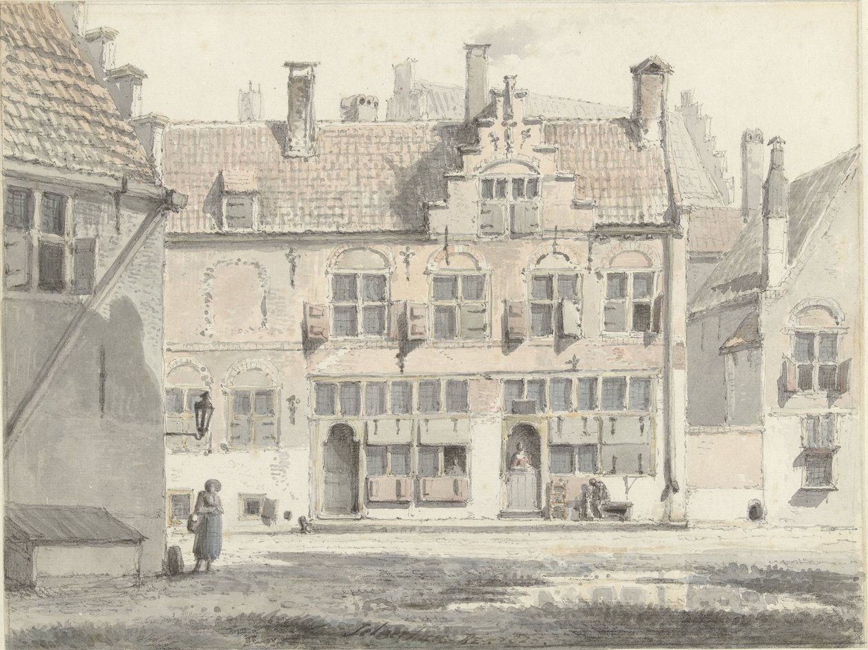 Domy v Amersfoort od Johannes Jelgerhuis