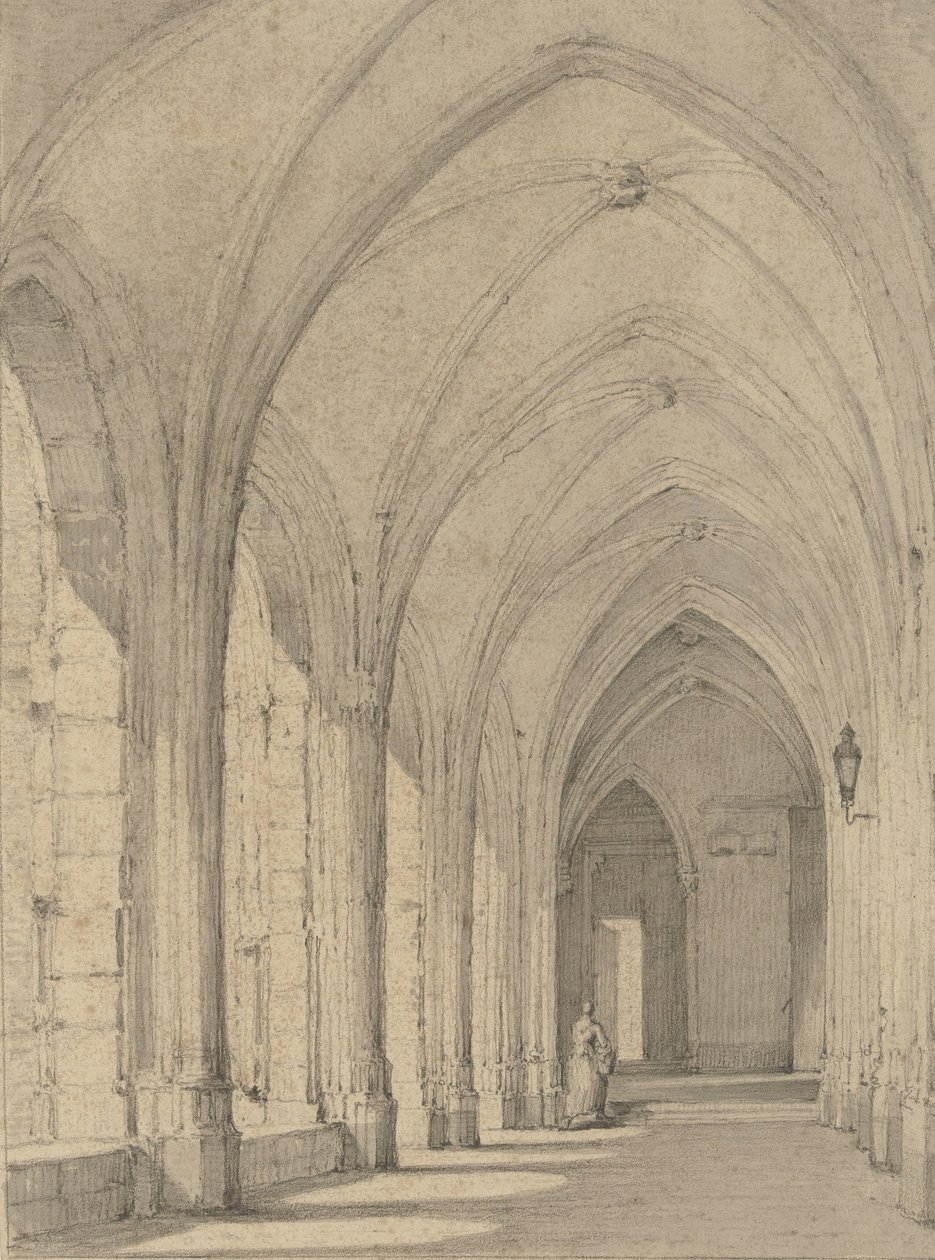 Klášter v kostele Dom v Utrechtu od Johannes Jelgerhuis