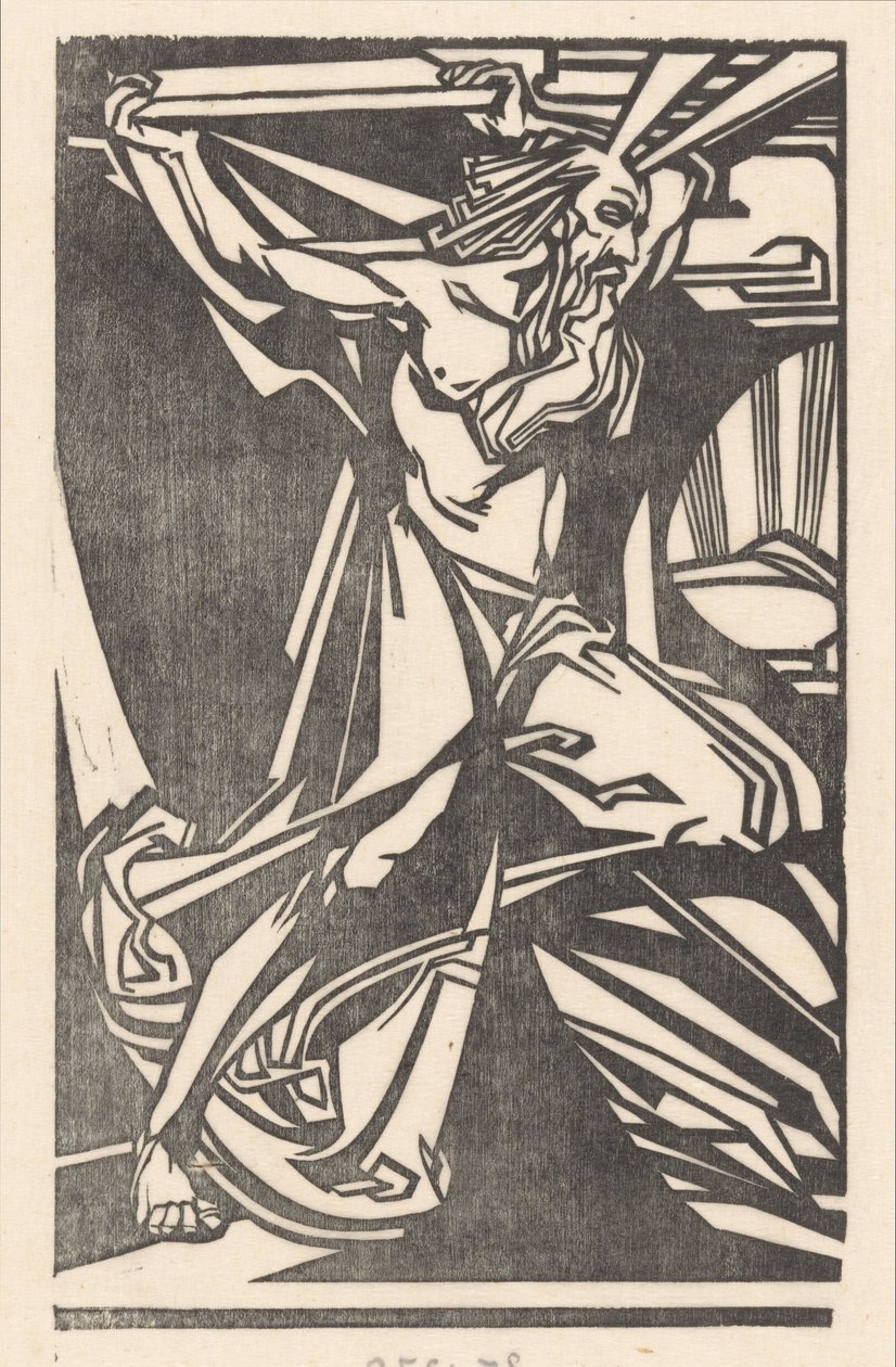 Mojžíš s tabulkami zákona od Johannes Josephus Aarts