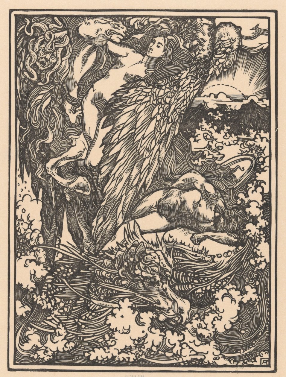 Perseus v Andromedě od Johannes Josephus Aarts