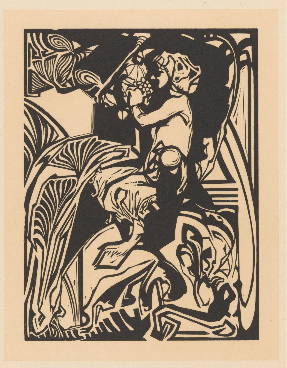 Satyr s hrozen od Johannes Josephus Aarts