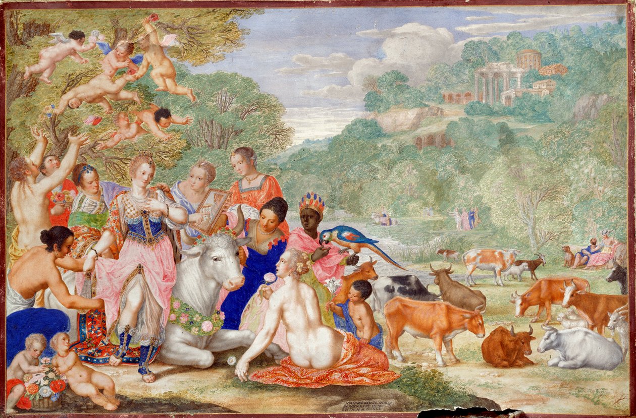 Znásilnění Evropy, 1621. od Johannes Koenig