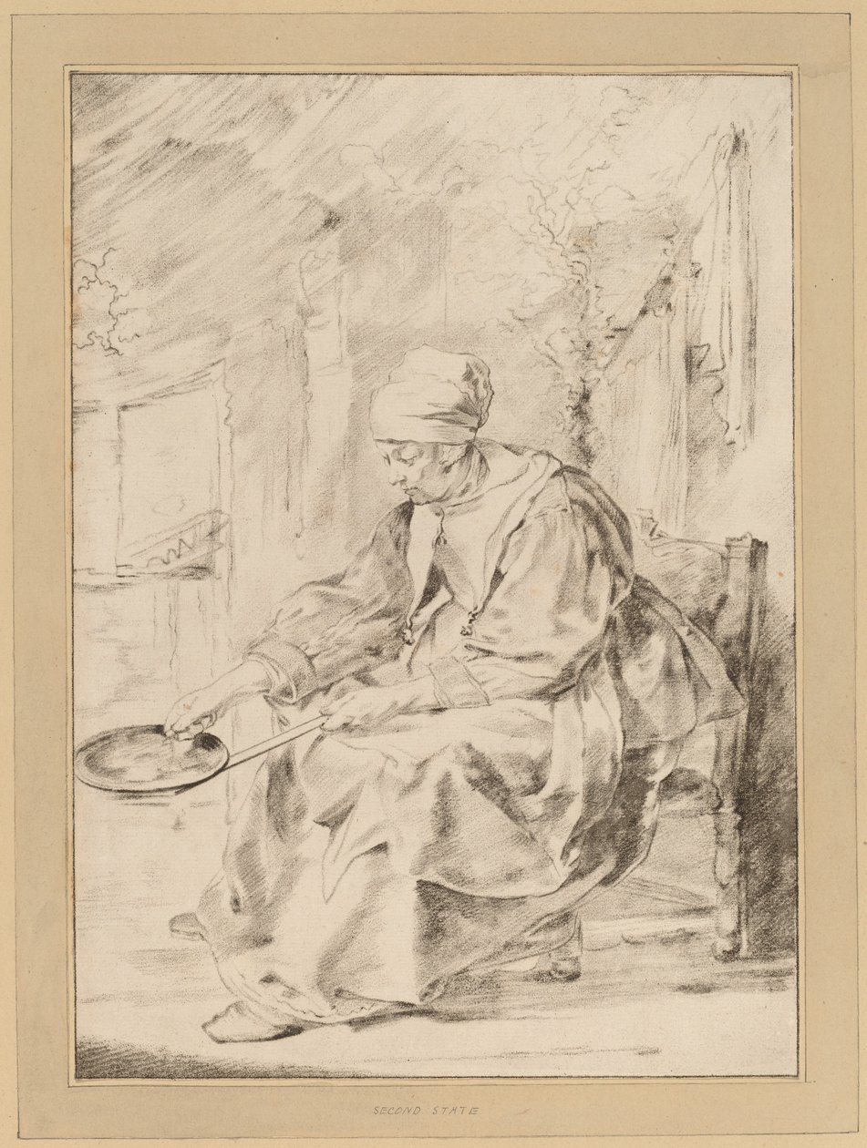 Pancake Woman, 1768. od Johannes Kornlein