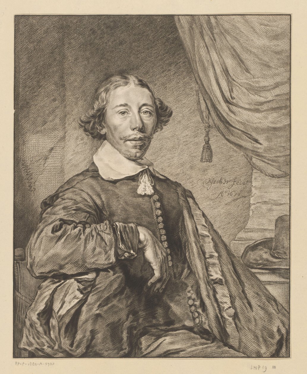 Portrét muže od Johannes Kornlein