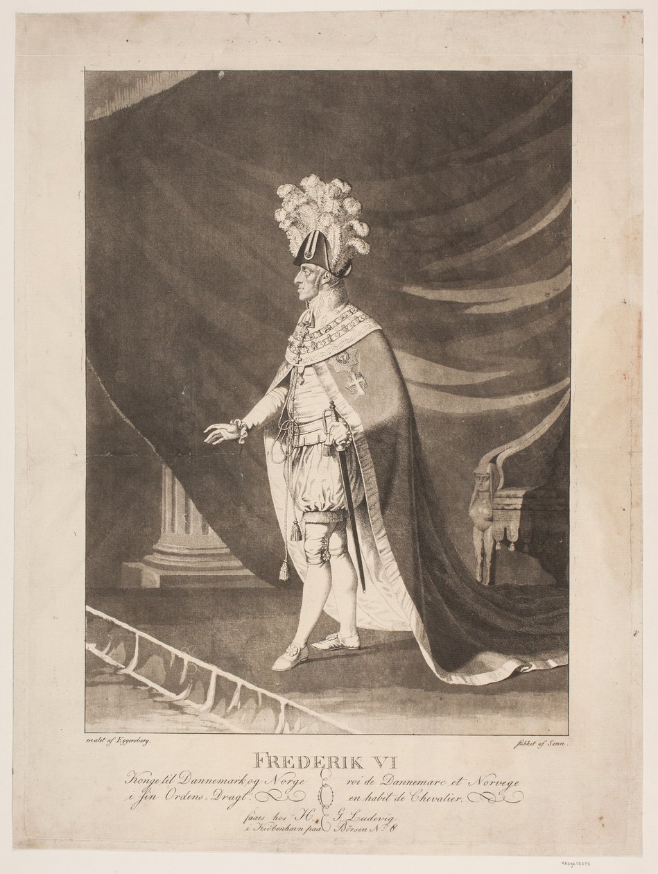 V uniformě Frederik VI od Johannes Senn