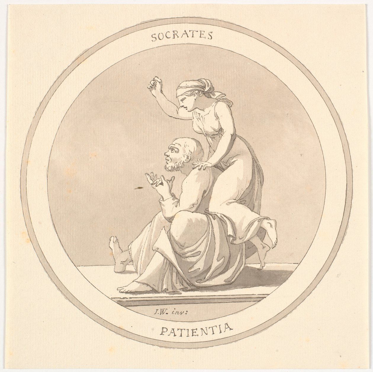 "SOCRATES / TRPĚLIVOST" od Johannes Wiedewelt