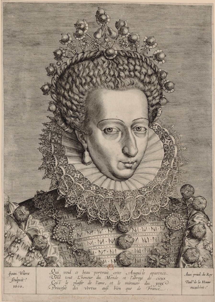 Kateřina Navarrská od Johannes Wierix