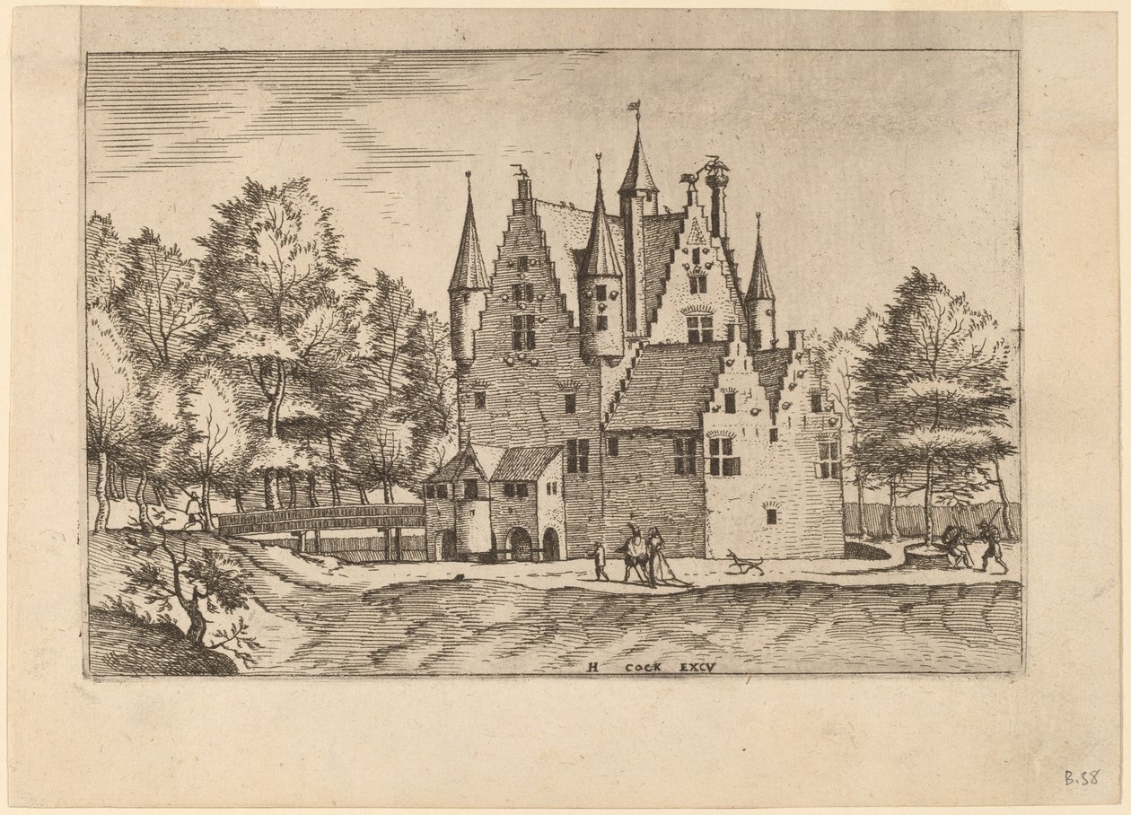 hrad od Johannes van Doetechum, the Elder and Lucas