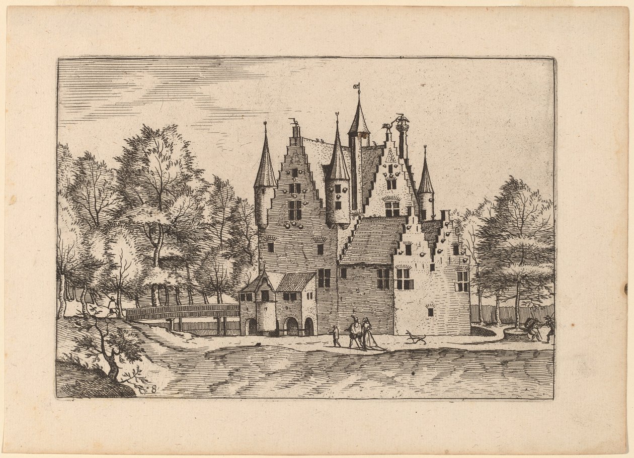 hrad od Johannes van Doetechum, the Elder and Lucas
