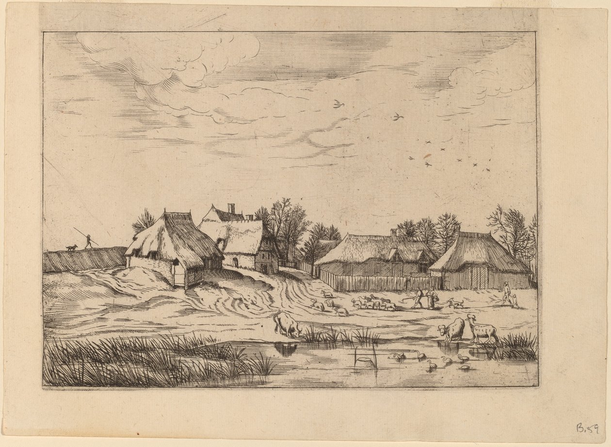 Farmy od Johannes van Doetechum, the Elder and Lucas