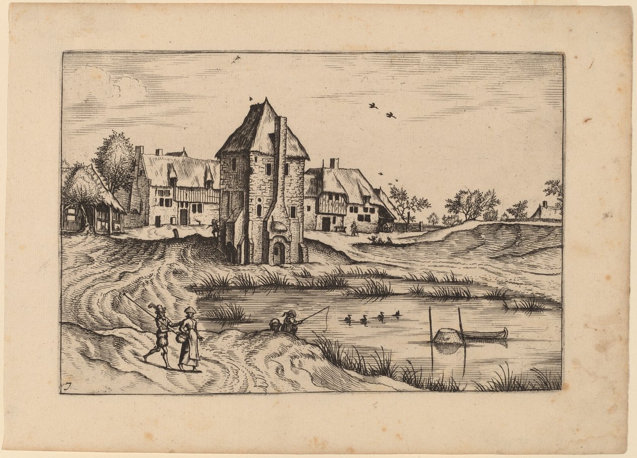Farmy od Johannes van Doetechum, the Elder and Lucas