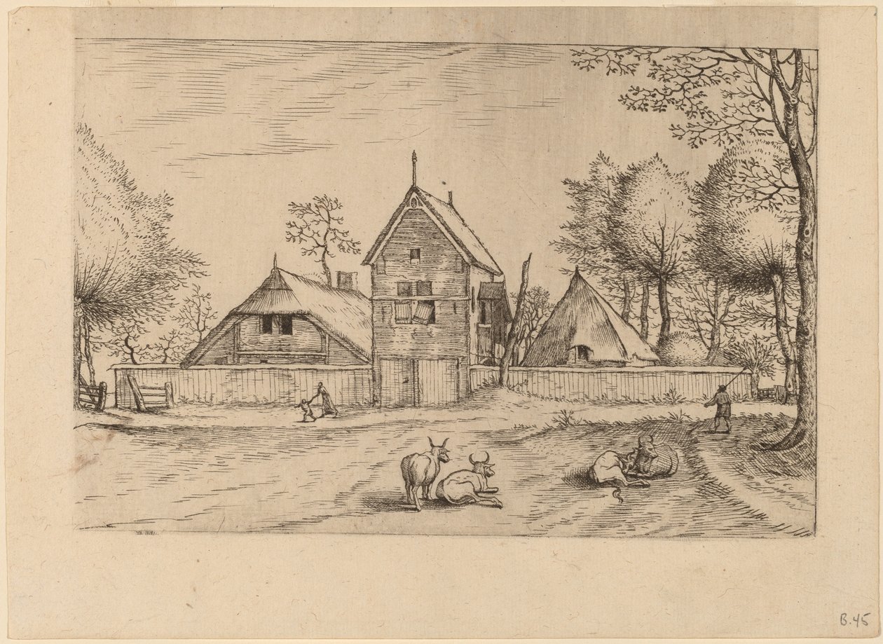 Statek od Johannes van Doetechum, the Elder and Lucas