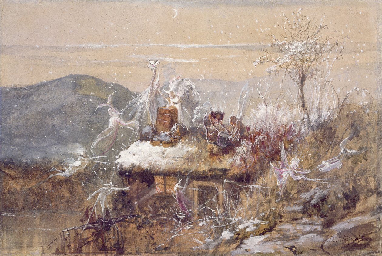 Štědrý večer od John Anster Fitzgerald