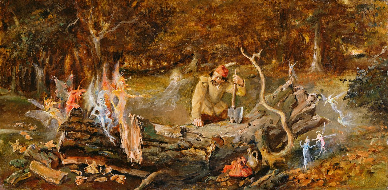 Dřevorubec od John Anster Fitzgerald